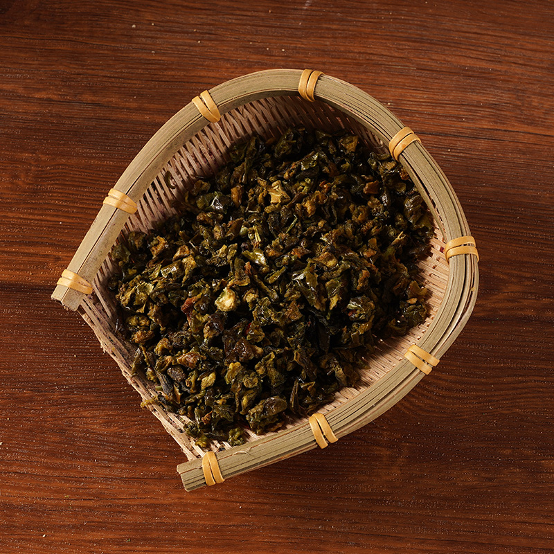 Lada hijau yang mengalami dehidrasi Lada hijau yang mengalami dehidrasi